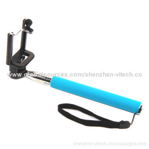 ST-55 Extendable Pole Monopod with Adapter for Gopro Hero 3/2/1 (Blue)